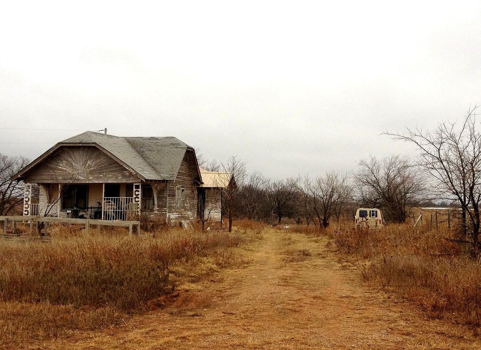 Deserted homestead, Orlando, OK